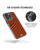 DailyObjects Tangerine Waves Stride 2.0 Phone Case Cover For iPhone 15 Pro Max