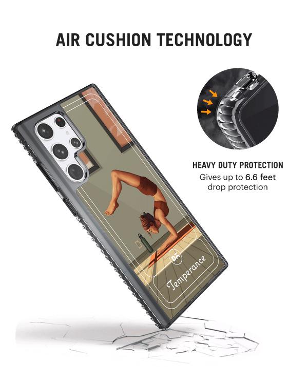 DailyObjects Temperance Stride 2.0 Case Cover For Samsung Galaxy S23 Ultra