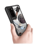 DailyObjects The Final Stroke Black Hybrid Clear Case Cover For Samsung Galaxy S20 Plus