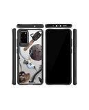 DailyObjects The Final Stroke Black Hybrid Clear Case Cover For Samsung Galaxy S20 Plus