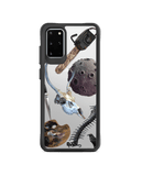 DailyObjects The Final Stroke Black Hybrid Clear Case Cover For Samsung Galaxy S20 Plus