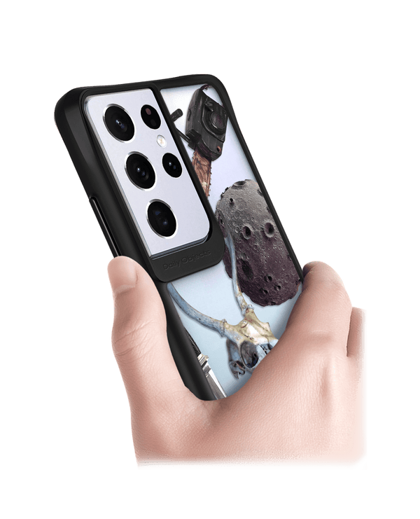 DailyObjects The Final Stroke Black Hybrid Clear Case Cover For Samsung Galaxy S21 Ultra