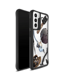 DailyObjects The Final Stroke Black Hybrid Clear Case Cover For Samsung Galaxy S22