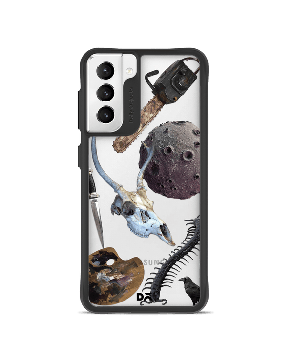 DailyObjects The Final Stroke Black Hybrid Clear Case Cover For Samsung Galaxy S22