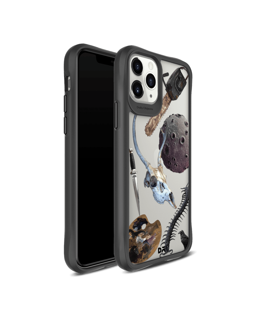 DailyObjects The Final Stroke Black Hybrid Clear Case Cover For iPhone 11 Pro Max