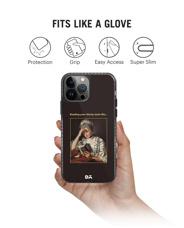 DailyObjects Thirsty Text Stride 2.0 Phone Case Cover For iPhone 15 Pro Max