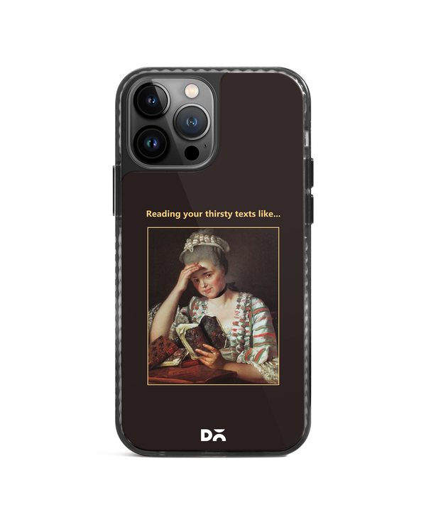 DailyObjects Thirsty Text Stride 2.0 Phone Case Cover For iPhone 15 Pro