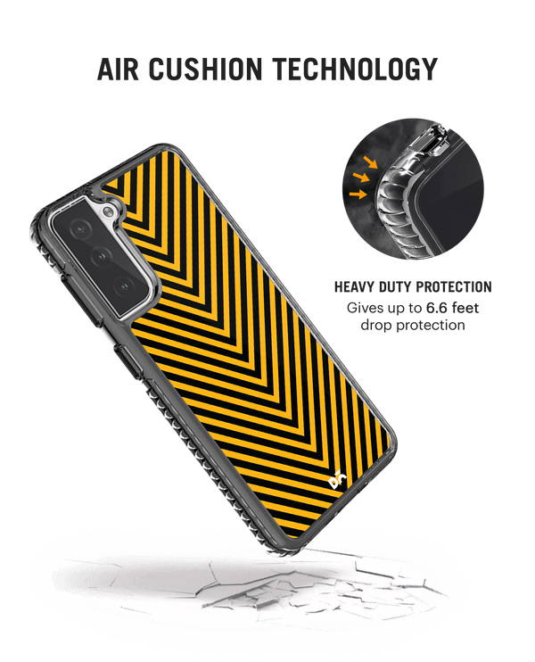 DailyObjects V Ochre Stride 2.0 Case Cover For Samsung Galaxy S21