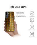 DailyObjects V Ochre Stride 2.0 Case Cover For Samsung Galaxy S21