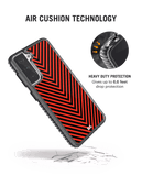 DailyObjects V Red Stride 2.0 Case Cover For Samsung Galaxy S21
