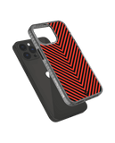 DailyObjects V Red Stride 2.0 Case Cover For iPhone 12 Pro Max