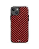 DailyObjects V Red Stride 2.0 Case Cover For iPhone 13