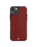 DailyObjects V Red Stride 2.0 Phone Case Cover For iPhone 14 Plus
