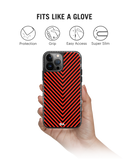 DailyObjects V Red Stride 2.0 Phone Case Cover For iPhone 15 Pro Max