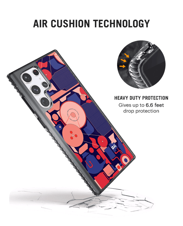 DailyObjects WalkMen Stride 2.0 Case Cover For Samsung Galaxy S23 Ultra