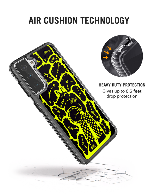 DailyObjects Watch Dog Stride 2.0 Case Cover For Samsung Galaxy S22 Plus