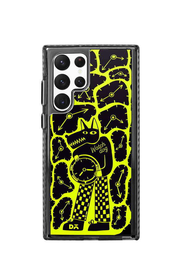 DailyObjects Watch Dog Stride 2.0 Case Cover For Samsung Galaxy S22 Ultra