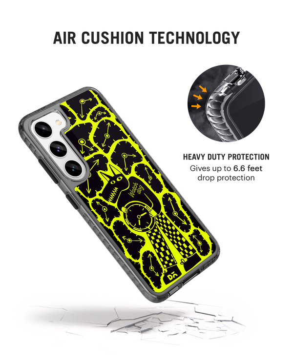 DailyObjects Watch Dog Stride 2.0 Case Cover For Samsung Galaxy S23