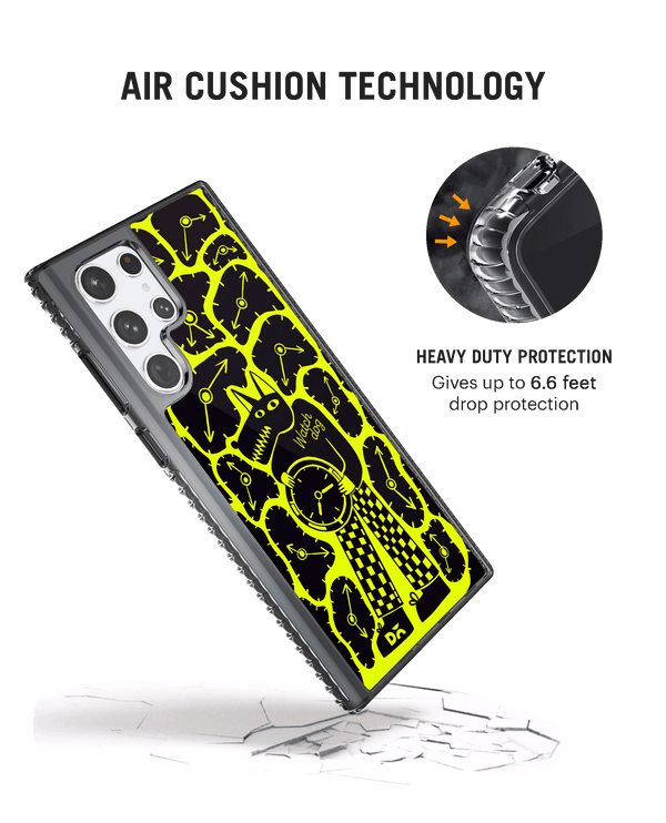 DailyObjects Watch Dog Stride 2.0 Case Cover For Samsung Galaxy S23 Ultra