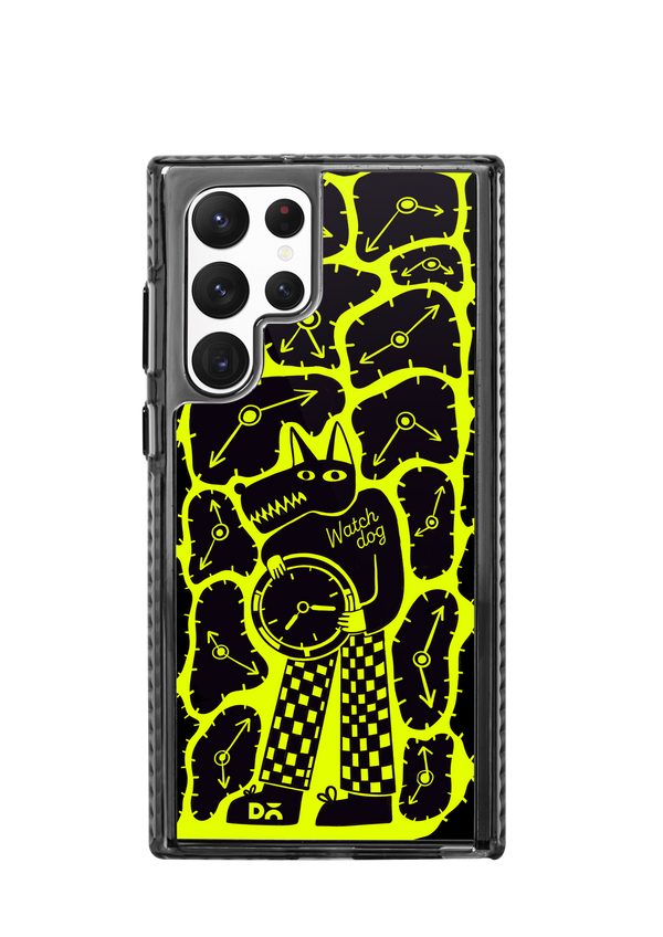 DailyObjects Watch Dog Stride 2.0 Case Cover For Samsung Galaxy S23 Ultra