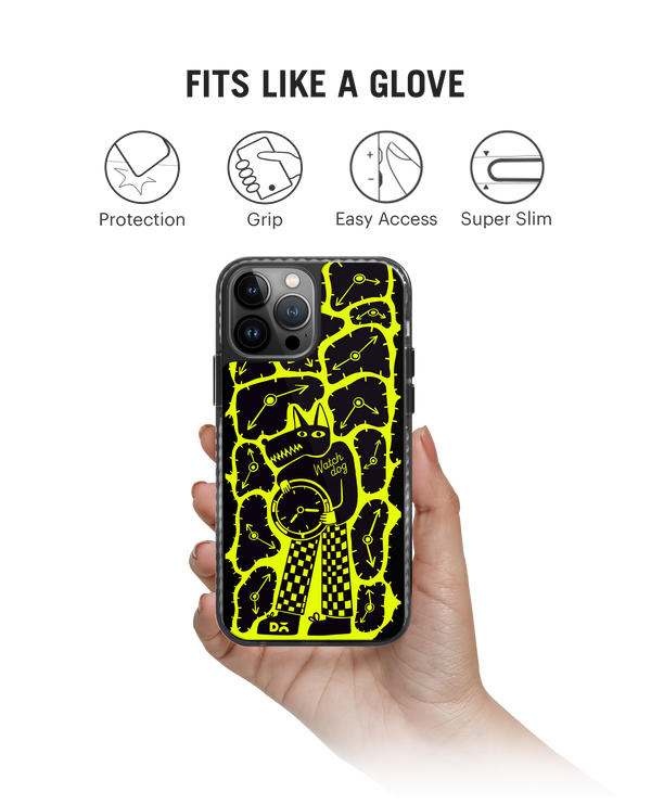 DailyObjects Watch Dog Stride 2.0 Case Cover For iPhone 13 Pro Max