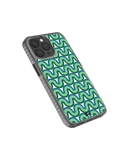 DailyObjects Wavey Green Stride 2.0 Case Cover For iPhone 12 Pro Max