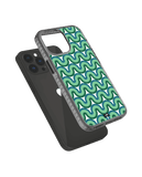 DailyObjects Wavey Green Stride 2.0 Case Cover For iPhone 12 Pro Max