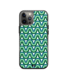 DailyObjects Wavey Green Stride 2.0 Case Cover For iPhone 12 Pro Max