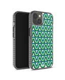 DailyObjects Wavey Green Stride 2.0 Phone Case Cover For iPhone 14