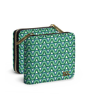 Wavey Green Zip Wallet