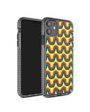 DailyObjects Wavey Maroon Stride 2.0 Case Cover For iPhone 11
