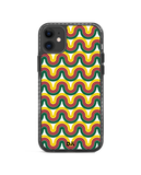 DailyObjects Wavey Maroon Stride 2.0 Case Cover For iPhone 11
