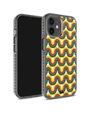 DailyObjects Wavey Maroon Stride 2.0 Case Cover For iPhone 12