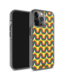 DailyObjects Wavey Maroon Stride 2.0 Case Cover For iPhone 12 Pro