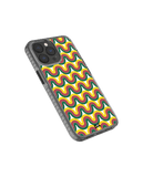 DailyObjects Wavey Maroon Stride 2.0 Case Cover For iPhone 12 Pro