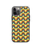 DailyObjects Wavey Maroon Stride 2.0 Case Cover For iPhone 12 Pro