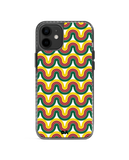 DailyObjects Wavey Maroon Stride 2.0 Case Cover For iPhone 12
