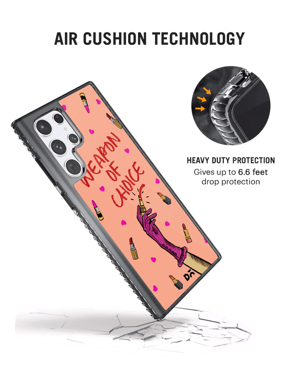 DailyObjects Weapon of Choice Stride 2.0 Case Cover For Samsung Galaxy S23 Ultra