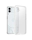 DailyObjects Black Frosted Clear Case Cover For Nothing Phone 1