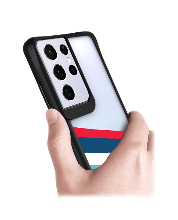 DailyObjects Winter Angles Black Hybrid Clear Case Cover For Samsung Galaxy S21 Ultra