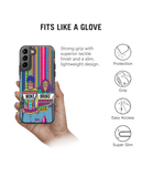 DailyObjects Woke Broke Couple Stride 2.0 Case Cover For Samsung Galaxy S21