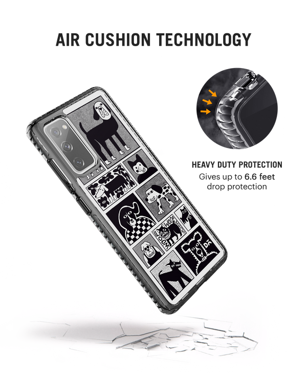 DailyObjects Woof Tribe Stride 2.0 Case Cover For Samsung Galaxy S20 FE