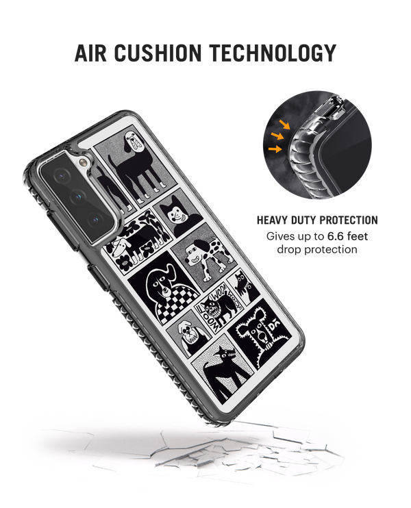 DailyObjects Woof Tribe Stride 2.0 Case Cover For Samsung Galaxy S21