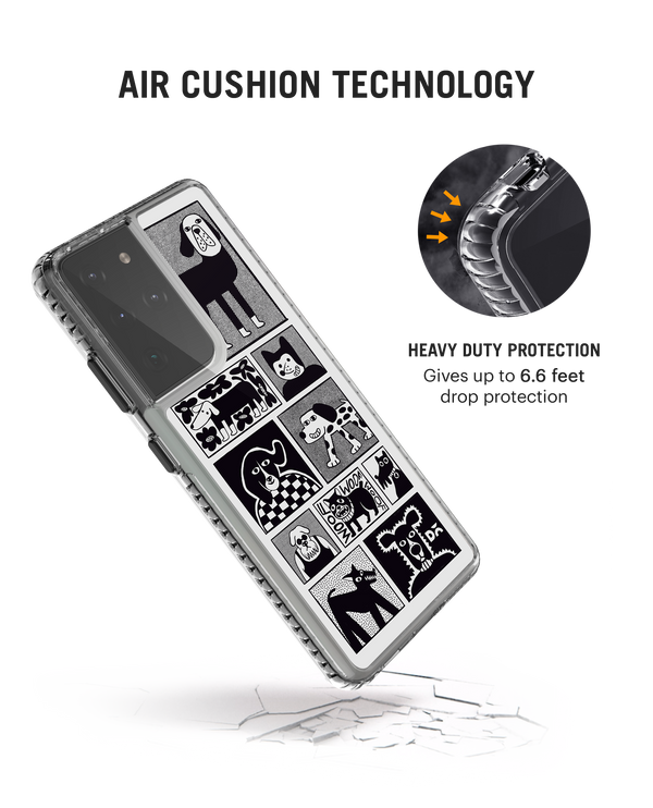 DailyObjects Woof Tribe Stride 2.0 Case Cover For Samsung Galaxy S21 Ultra