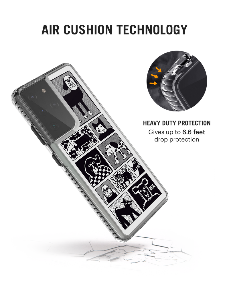 DailyObjects Woof Tribe Stride 2.0 Case Cover For Samsung Galaxy S21 Ultra