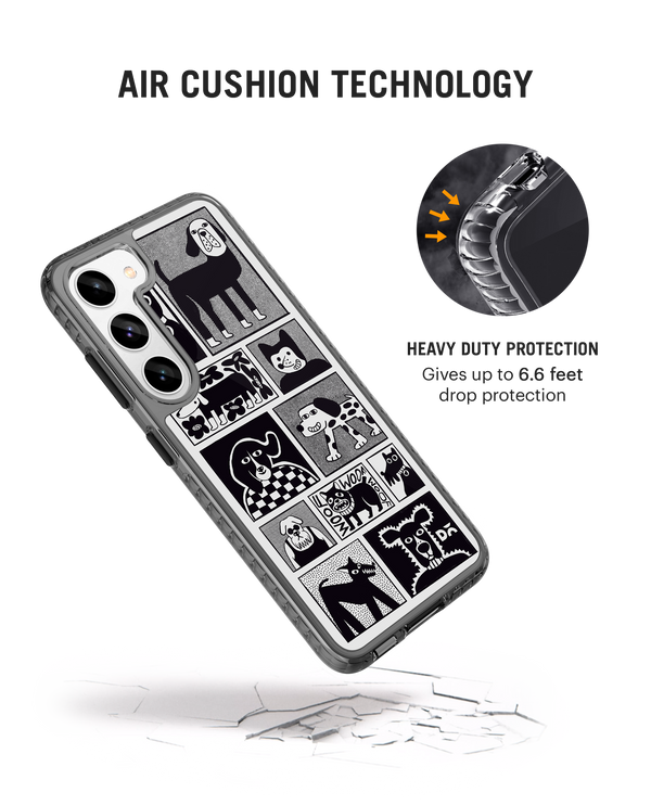 DailyObjects Woof Tribe Stride 2.0 Case Cover For Samsung Galaxy S23