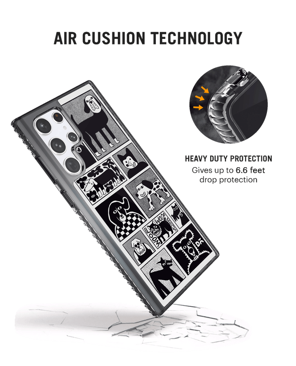 DailyObjects Woof Tribe Stride 2.0 Case Cover For Samsung Galaxy S23 Ultra