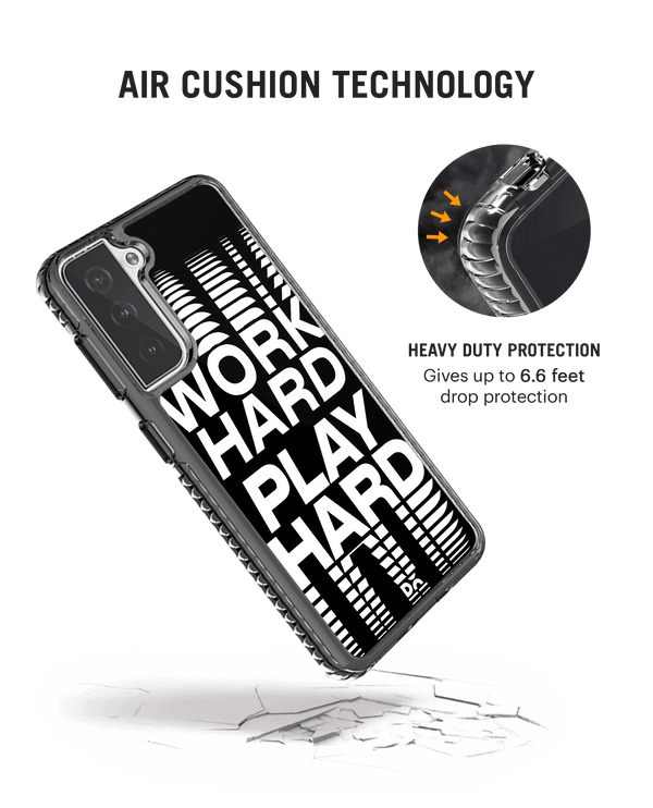 DailyObjects Work Hard Stride 2.0 Case Cover For Samsung Galaxy S21