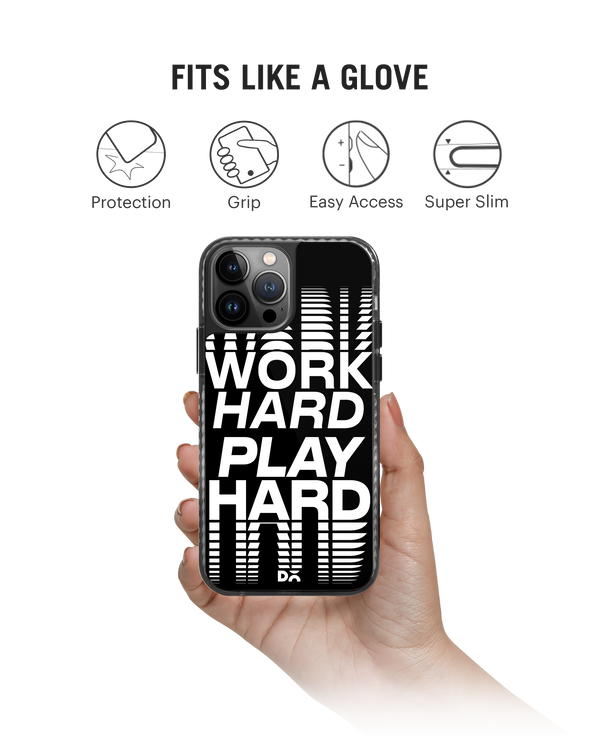 DailyObjects Work Hard Stride 2.0 Phone Case Cover For iPhone 15 Pro Max