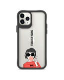 DailyObjects Young At Heart Black Hybrid Clear Case Cover For iPhone 11 Pro Max